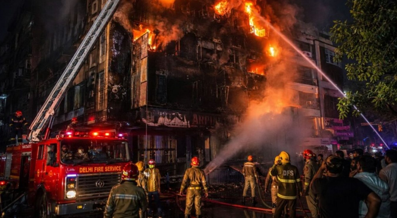 delhi fire